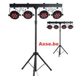 PARTY LICHT SET 7 > 2 * 4*led Lights op statief huren