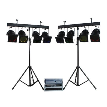 PARTY LICHT SET 5 > Par 64 II Set 2 * 4-Bar 500W + controller Huren