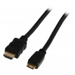 Mini HDMI - HDMI kabel - versie 1.4 (4K 30Hz) / zwart - 10 meter