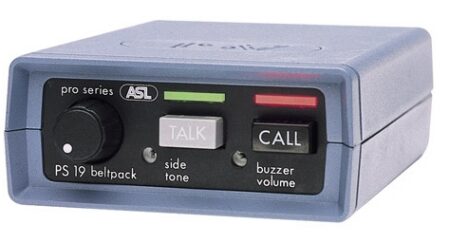 Intercom ASL Beltpack + headset PS19