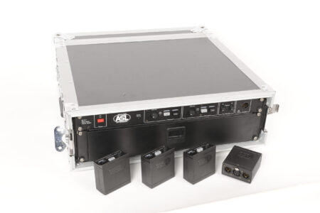 ASL Dual Masterstation  Bs 216 + 4 beltpacks in 4U case
