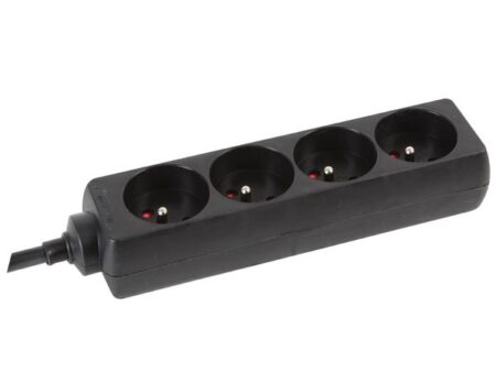 Domino Black - 4x Schuco Soket + cable 1,5m