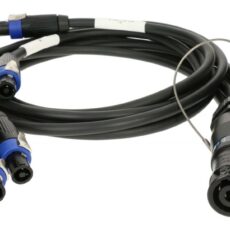 Adaptor Speakon 8P female to 4*2P male