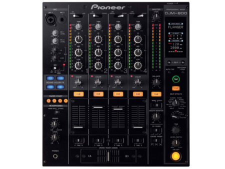 Pioneer DJM800 Dj Mix Desk  + adaptor RCA>Minijack + Case