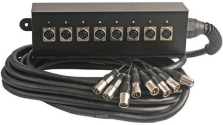 Multi XlR 8 way 10M