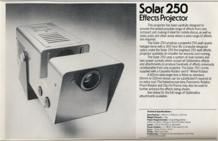 Solar 250 Oil Projector