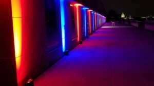 Uplighters Huren Led verlichting op batterij.